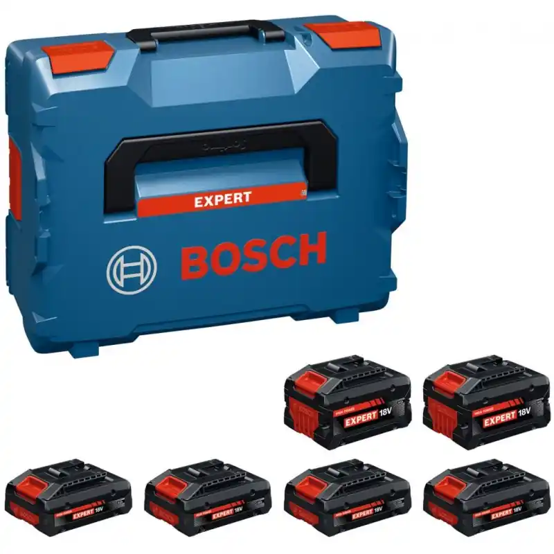 Preisknaller BOSCH EXPERT 4x EXBA18V-40 + 2xEXBA18V-80 Akkupack 1600A0373G
