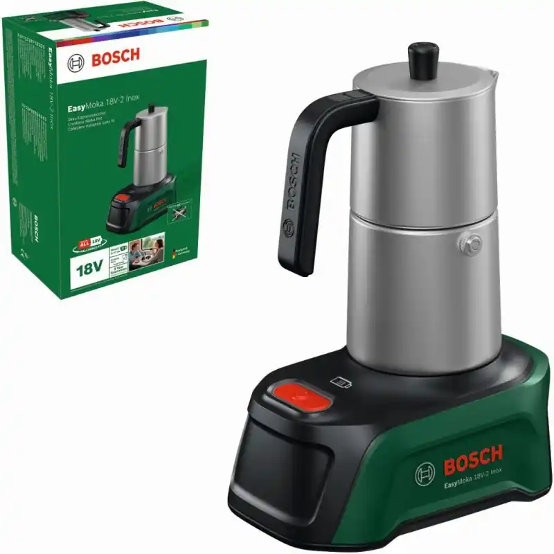 BOSCH EasyMoka 18V-2 Inox Edelstahl-Mokka-Kanne, ohne Akku 06039E4100 Sofort Bestellen