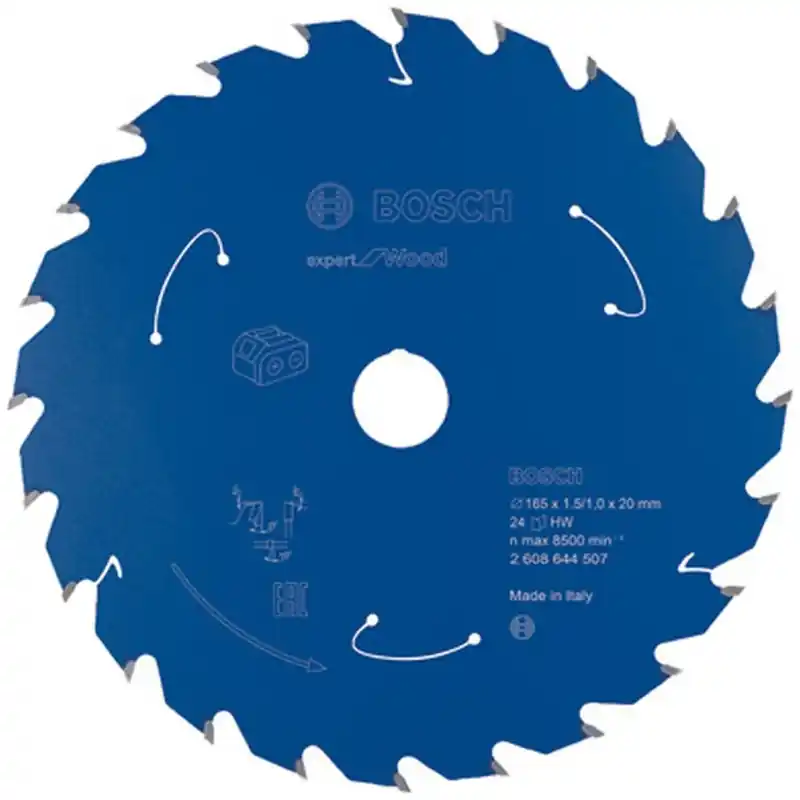 BOSCH Kreissägeblatt für Akk Expert for Wood 165x20x1,5/1x24T 2608644507 Mega-Angebot