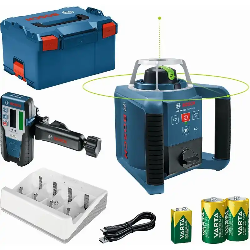 Saisonangebot BOSCH GRL 300 HVG PROFESSIONAL Rotationslaser + LR 1 G, L-Boxx 0601061704