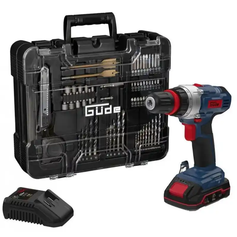 GÜDE BS 18 Akku Bohrschrauber - Set 126tlg. 58701 Begrenztes Angebot