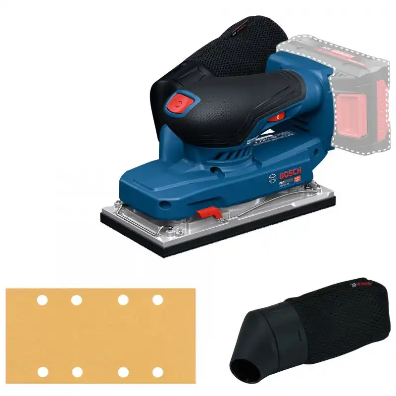 Expressversand BOSCH GSS18V-18 PROFESSIONAL Schwingschleifer, L-BOXX 162 06019R7001