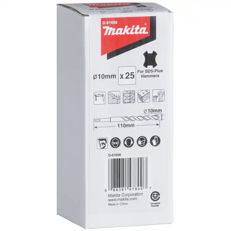 Makita D-61656 Bohren SDS PLUS D 10x42x110mm/ 25Stk Wochenendangebot