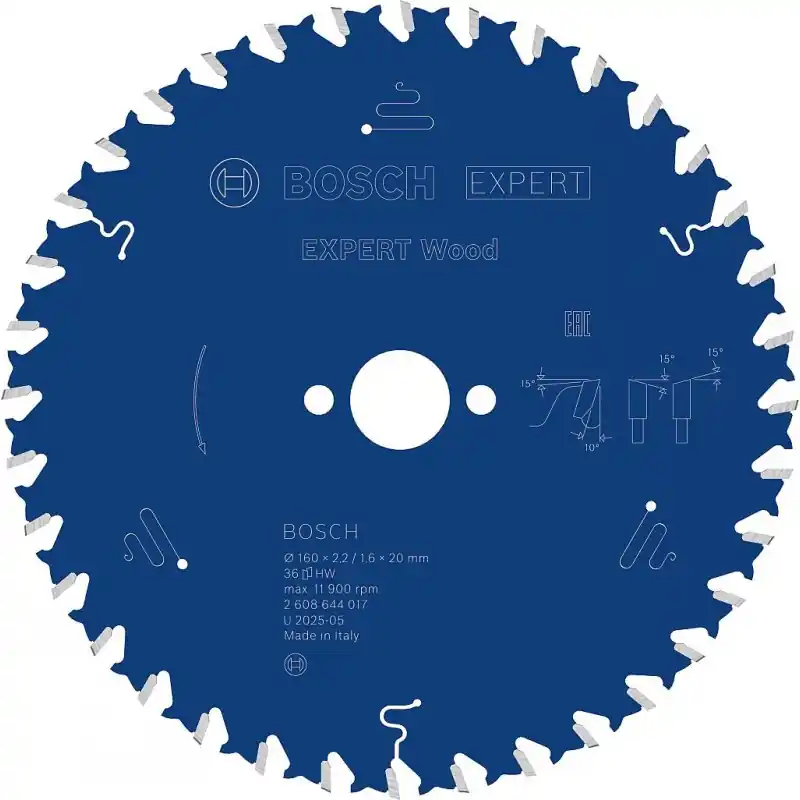 BOSCH EXPERT Wood Kreissägeblatt, 160x2,2/1,6x20 mm, Z36 2608644017 Sonderaktion