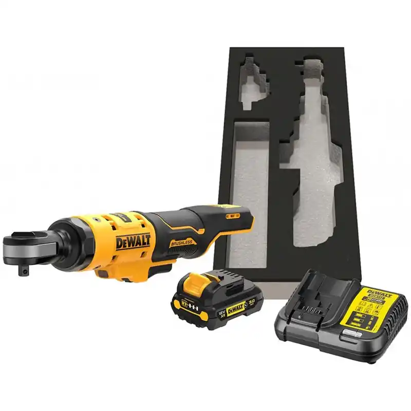 Abverkauf DeWALT DCF503L1G-QW Akku-Ratschenschrauber 3/8" XR (12V/1x3,0Ah)