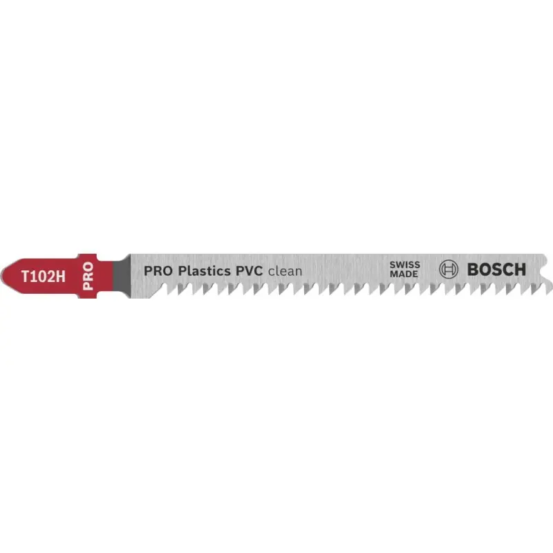 Mega-Angebot BOSCH PRO Plastics PVC clean T102H Stichsägeblatt, 100 mm, 2-tlg. 2608665238