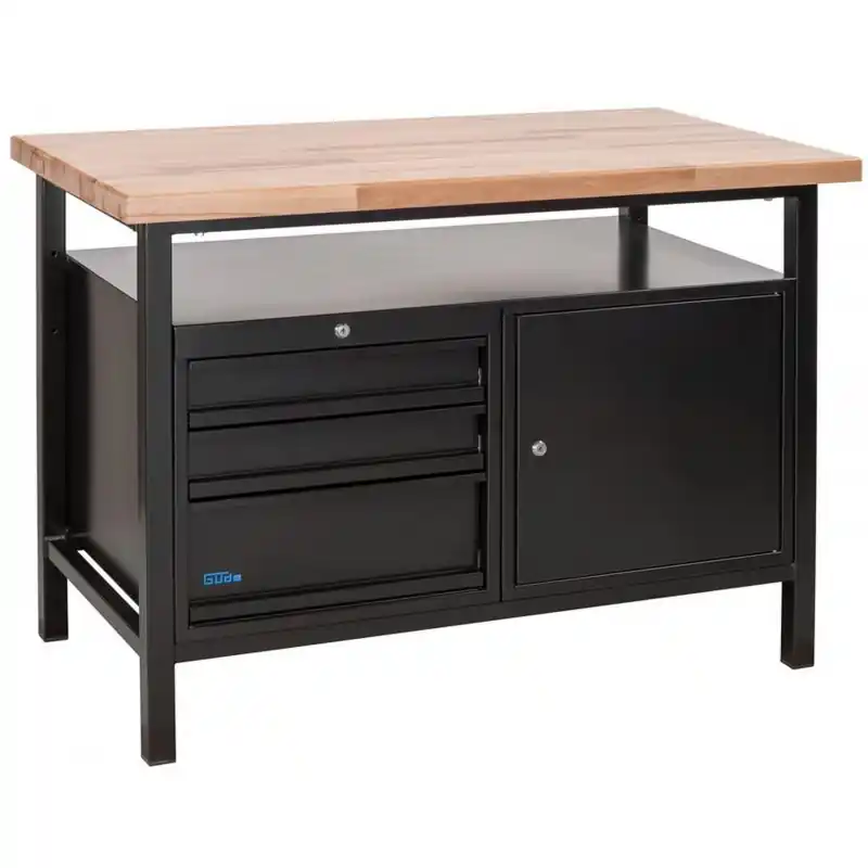 Heißes Angebot GÜDE Werkbank P 1200 SLT Black Line 40838