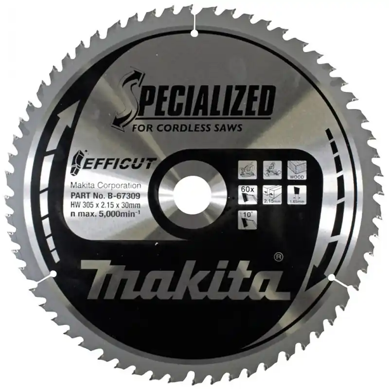 Garantierte Lieferung Makita E-08903 TCT Sägeblatt Efficut 216mmx30mm 60T