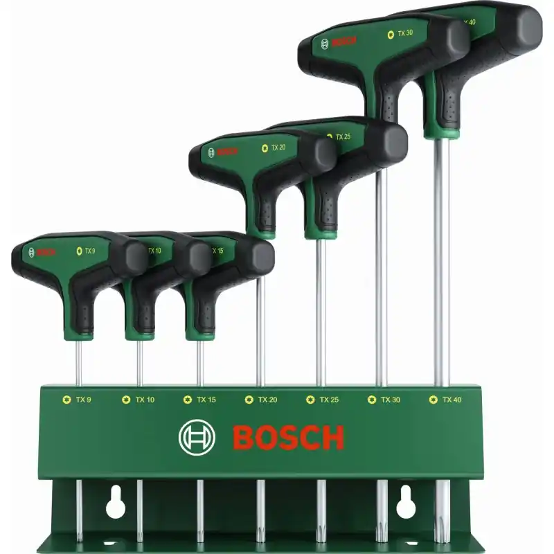 BOSCH Torx-Schraubendreher-Set mit T-Griff 7-teilig 1600A039J2 Must-Have