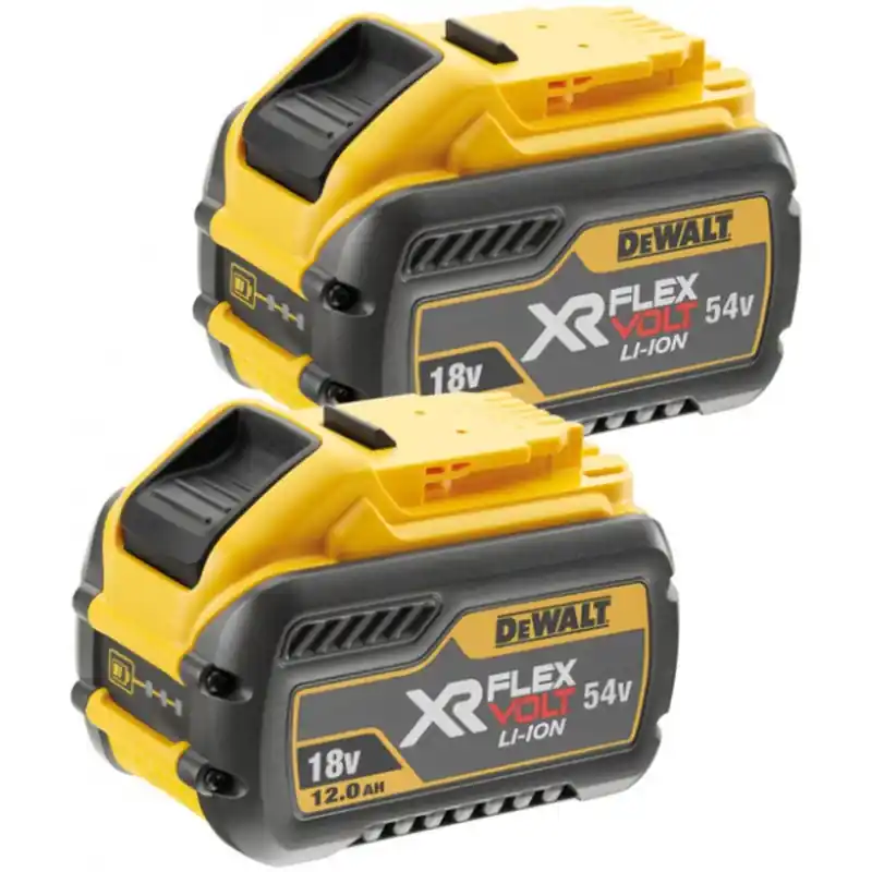 Wochenendangebot DeWALT DCB548Y2-XJ Set 2x FlexVolt XR Akku (4,0Ah/12,0Ah/54V/18V)