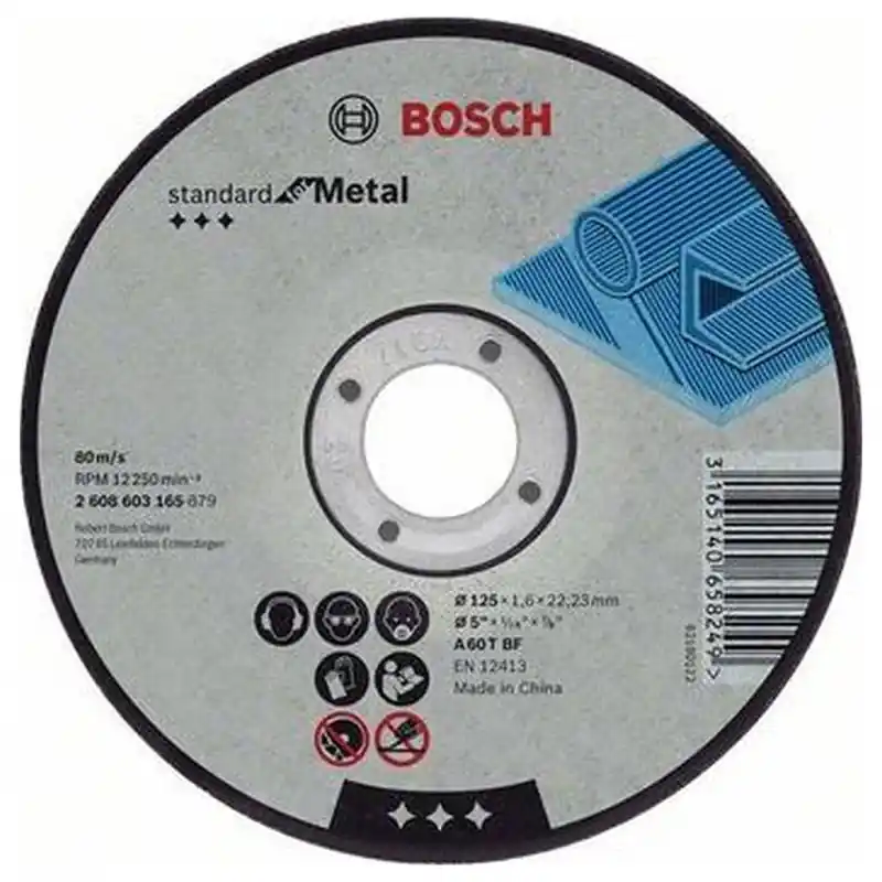BOSCH Trennscheibe gerade Expert for Metal A 30 S BF, 115 mm, 22,23 mm, 2,5 mm 2608600318 Beliebt