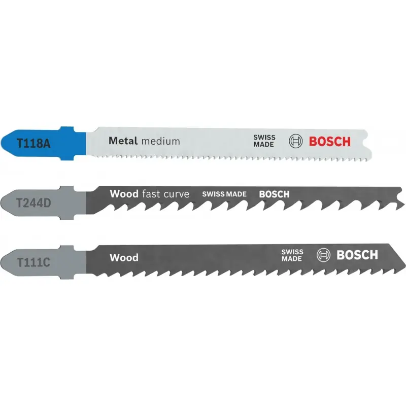 Angebot BOSCH Zestaw brzeszczotów do wyrzynarki do drewna i metalu, 3 szt. 2607012076