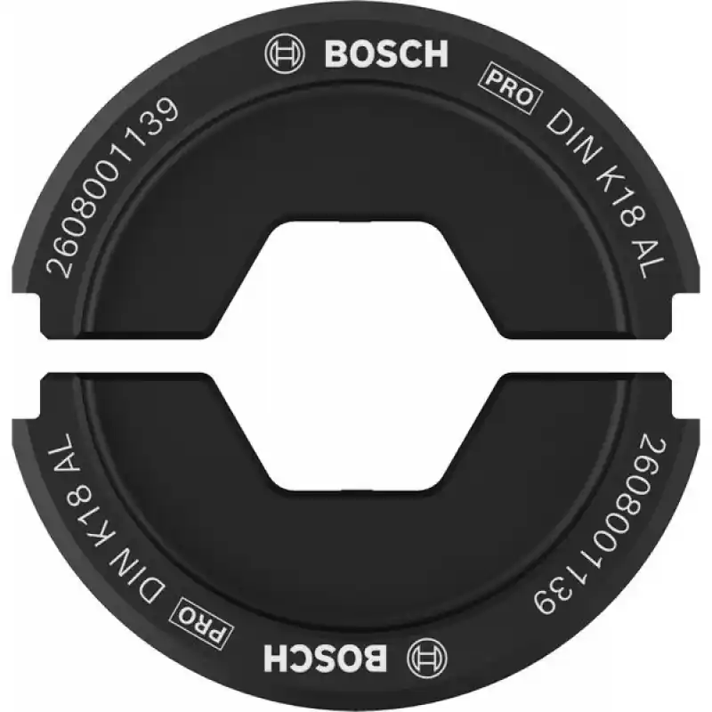 BOSCH PRO Presseinsatz, K18 AL, 70 mm2, Aluminium 2608001139 Meistverkauft