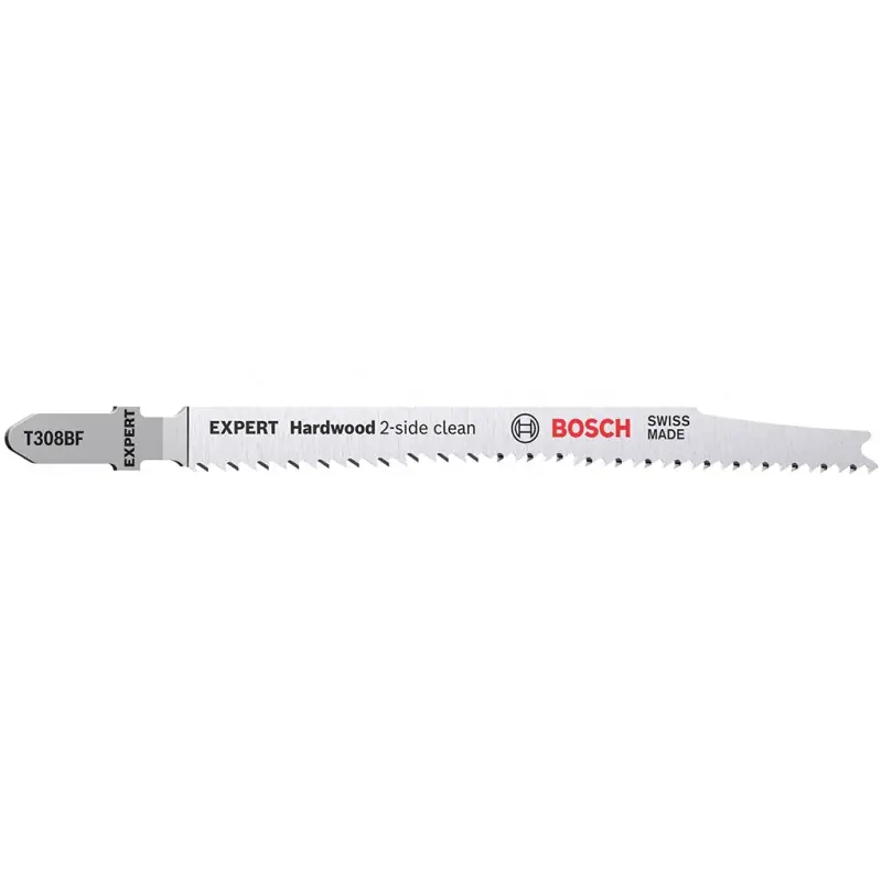 BOSCH EXPERT ‘Hardwood 2-side clean’ T 308 BF Stichsägeblatt, 100 Stück 2608900546 Top-Seller