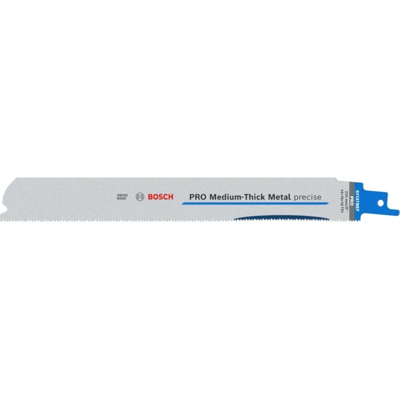 BOSCH PRO Medium-Thick Metal precise S1137BEF Säbelsägeblatt, 1,1 x 25 x 225 mm, 25-tlg. Beliebt