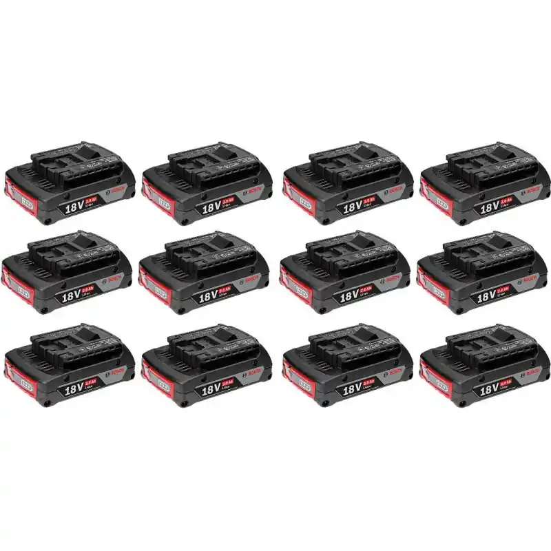 Direktkauf BOSCH GBA 18V 2.0Ah PROFESSIONAL Akku, 12 Stück 0602494002