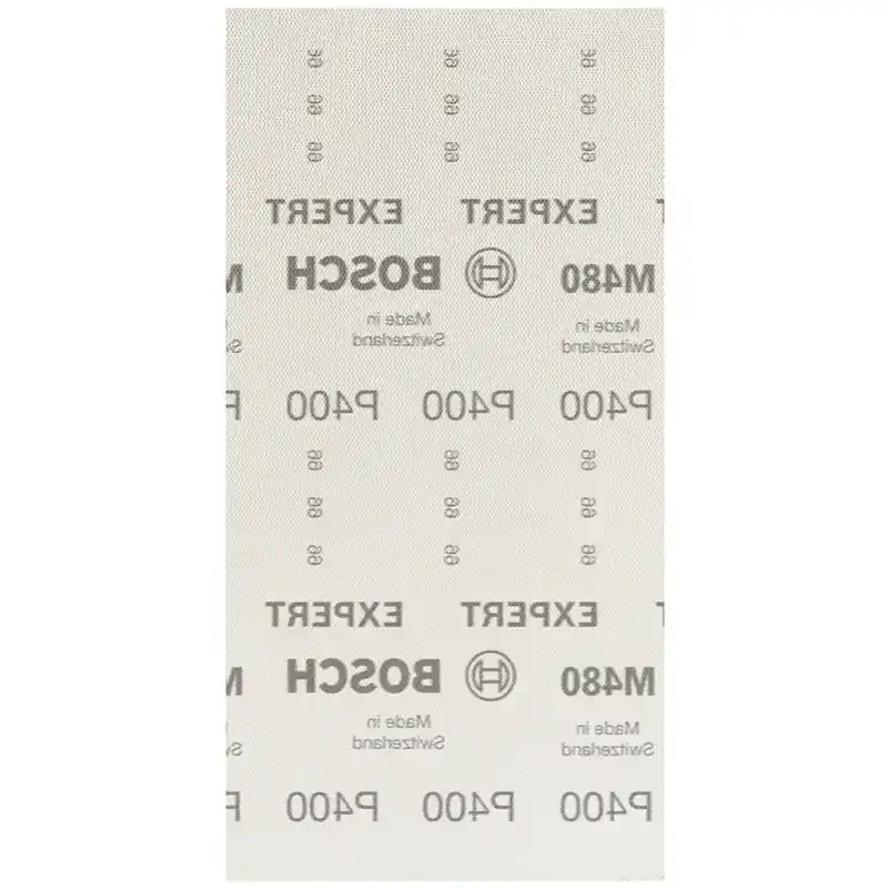 Echt BOSCH EXPERT M480 Schleifnetz für Schwingschleifer, 115 x 230 mm, G 400, 50-tlg. 260890077