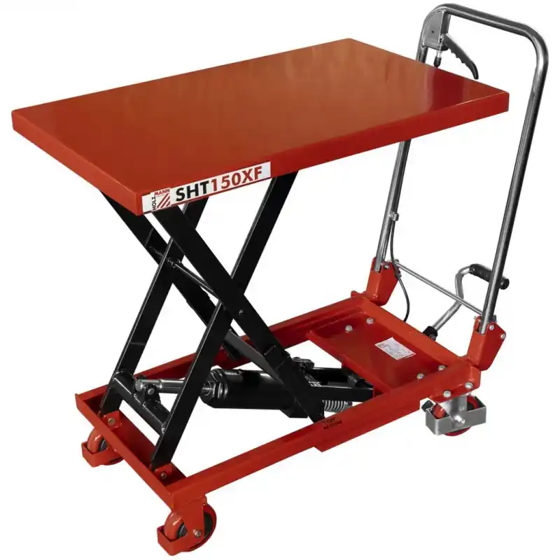 Sonderangebot Holzmann Scheren-Hubtischwagen (150kg) SHT150XF