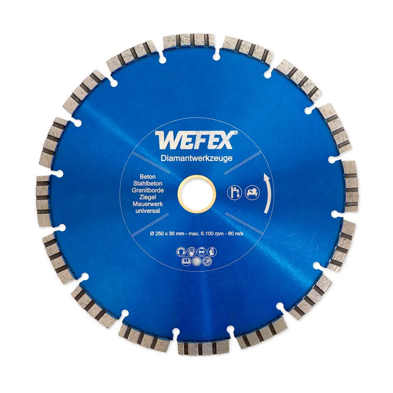Günstig Diamant-Trennscheibe Laser-Turbo Ø 300 - 400 mm Aufnahme 20,0 mm