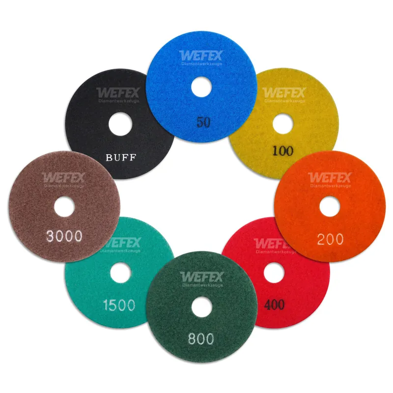 Angebot Diamant-Schleifpad Trocken-Nass-Schliff Ø 100 mm Körnung 50 - 10000 wählbar