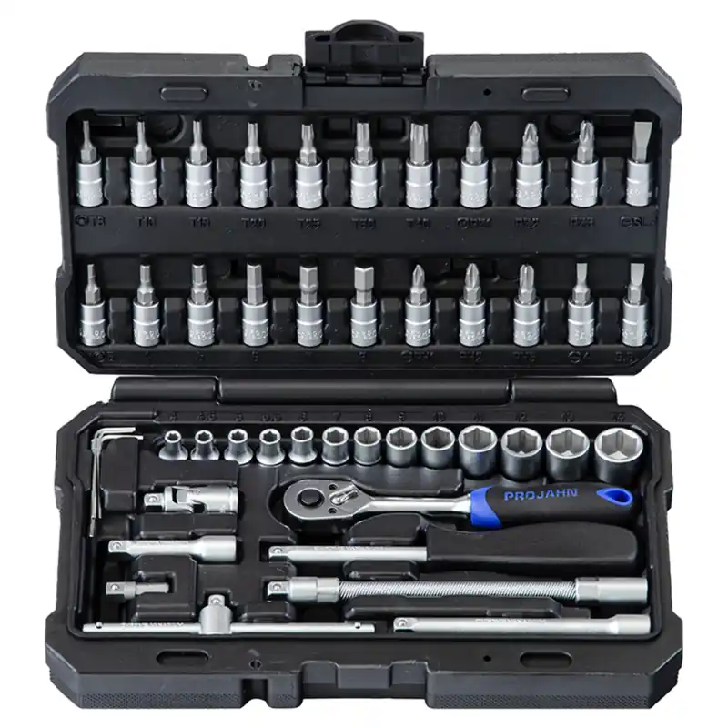 Mega-Angebot PROJAHN proficraft Steckschlüssel-Koffer 1/4" 46-tlg. inkl. 48-Zahn Umschaltknarre