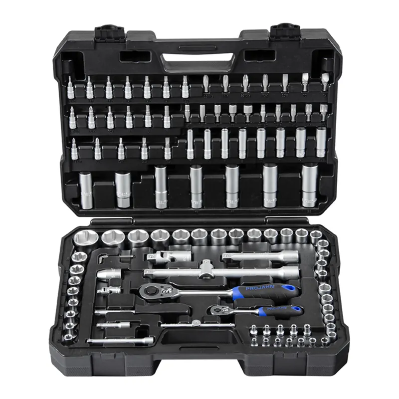 Highlight PROJAHN proficraft Steckschlüssel-Koffer 1/4" + 1/2" 108-tlg. inkl. 72-Zahn Umschaltknarre