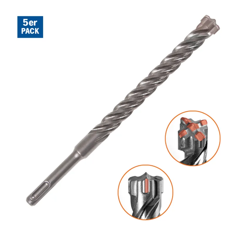 PROJAHN Rocket 5 Hammerbohrer Ø 10 mm x 210 mm SDS-plus 5er-Pack Schnäppchen