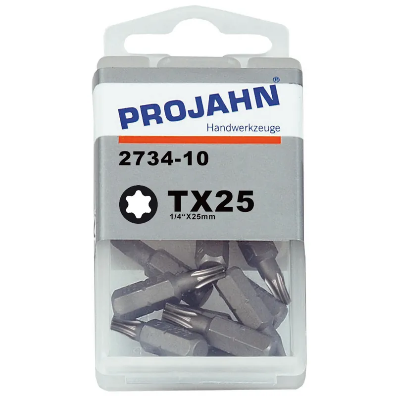 Saisonangebot PROJAHN Plus 1/4" Bit TORX® TX25 L25 mm 10er-Pack