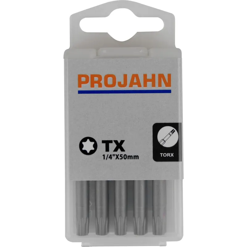 Neue Kollektion PROJAHN 1/4" Bit L50 mm TX T10 10er-Pack