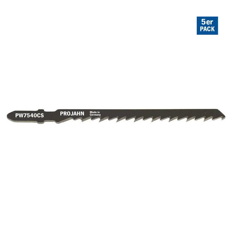Kracherpreis PROJAHN Stichsägeblatt Holz 75 mm mit Einnockenschaft 5er Pack