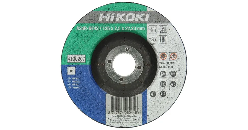 HIKOKI Trennscheibe 115x2,5x22,23 mm DPC, Stahl, * 4100206 Rabatt