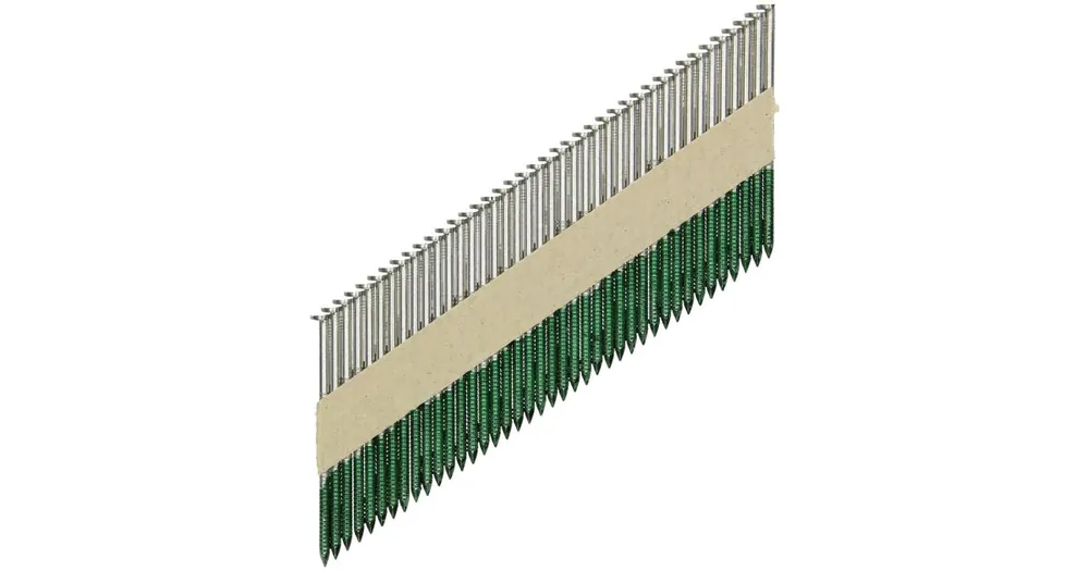 HIKOKI 3000 Rahmennägel 34°, D-Form ohne Kopf, 2,8 x 65 mm, Rundschaft, Edelstahl 4100413 Solange Der Vorrat Reicht