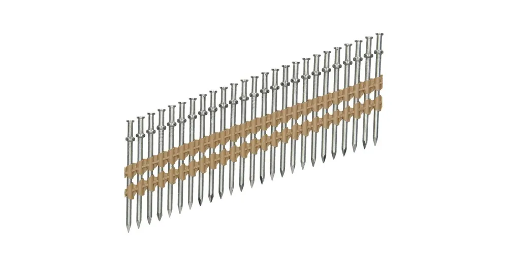 Neu Im Sortiment HIKOKI 2000 Nägel Duplex 21°, Vollrundkopf, 3,3 x 58/70 mm, glatter Schaft, glänzend 4100442