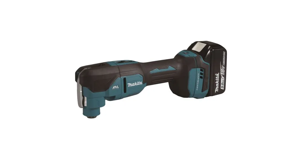 Sonderaktion MAKITA Akku-Multifunktionswerkzeug mit Zubehör Li-Ion LXT 18V/5,0Ah DTM53RTJX1