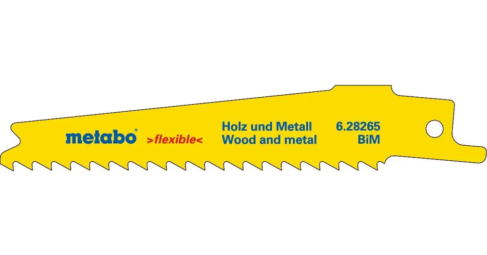 METABO Sägeblätter BiM (5 Stück) – für Power Maxx ASE 100x1/4/6 TPI 628265000 Knallerangebot