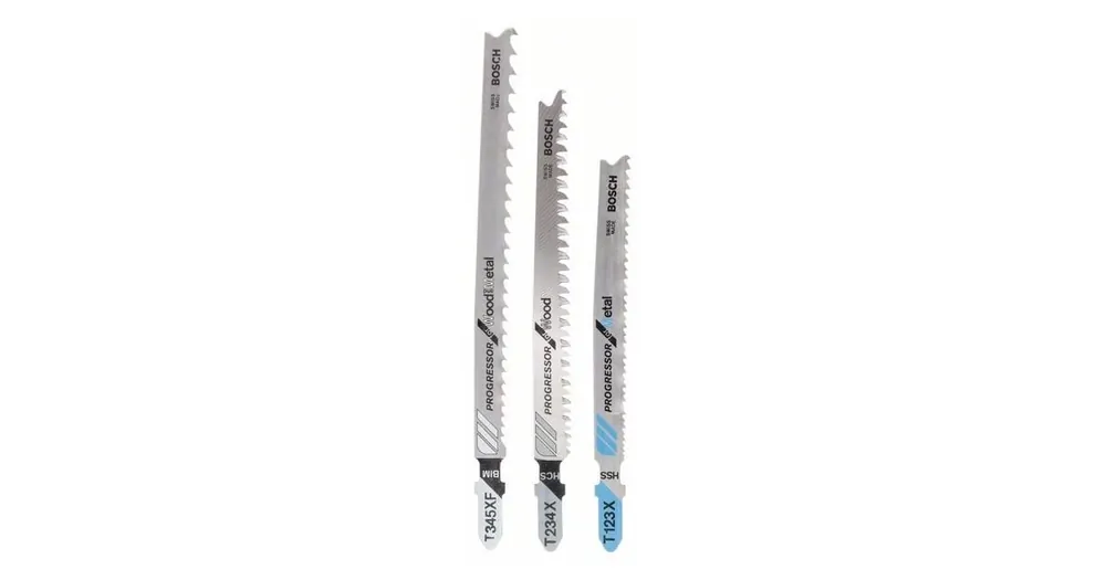 Begrenztes Angebot BOSCH Sägeblattsatz für oszillierende Sägen, 3-teilig T 101 BIF (2x); T 101 AOF 2608636429