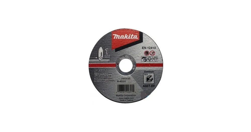 Schneller Versand MAKITA Aluminium-Trennscheibe 125x1x22 mm B-45331