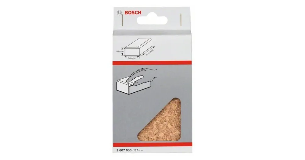Bestseller BOSCH Block zum Handschleifen 80 x 120 mm 2607000637