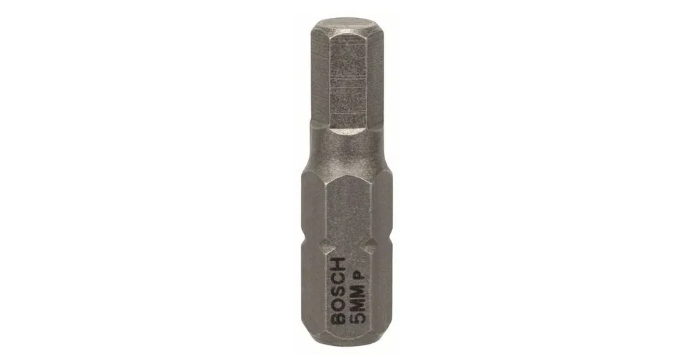 Must-Have BOSCH Schraubendreher-Bit extra hart Extra-Hart HEX 5, 25 mm (3 Stück) 2607001726