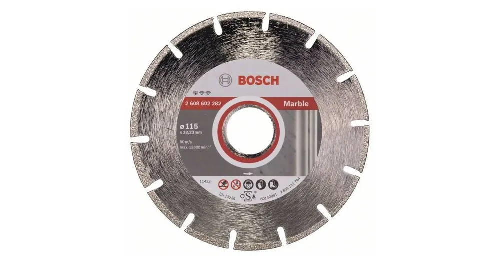 Angebot BOSCH Diamant-Trennscheibe Standard für Marmor 115 x 22,23 x 2,2 x 3 mm 2608602282