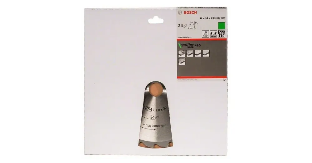 Neuheit BOSCH Sägeblatt Optiline Wood 254 x 30 x 2,0 mm, 24 2608640434