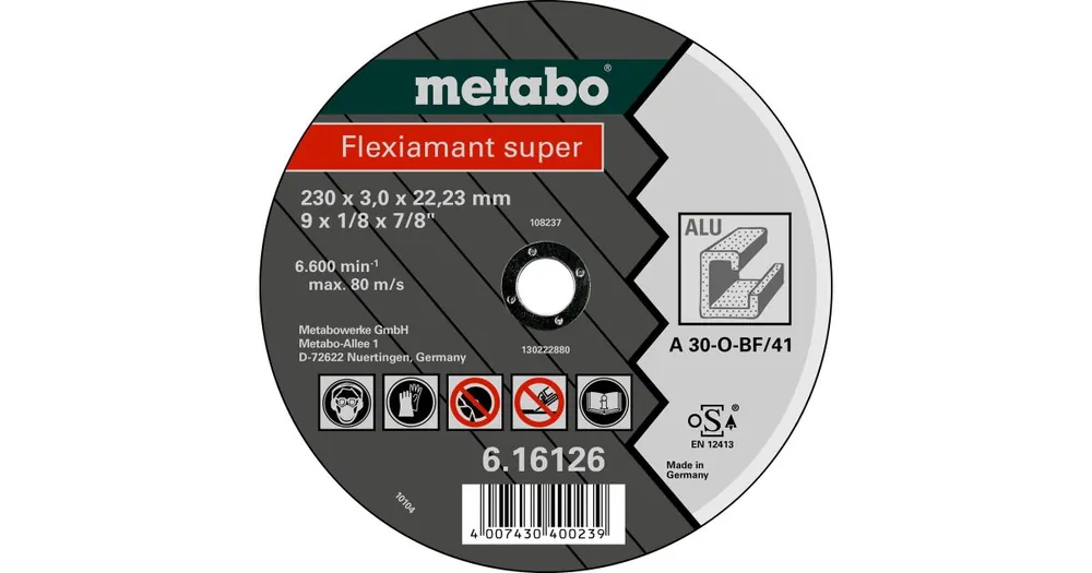 METABO Trennscheibe - Nichteisenmetalle 125x2,5x22,2 616752000 Kracherpreis