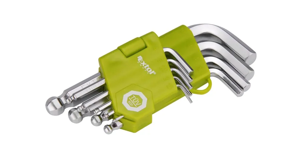 Sofort Bestellen EXTOL CRAFT L-Schlüssel, 9er-Set, 1,5–10 mm, kurz, 66000