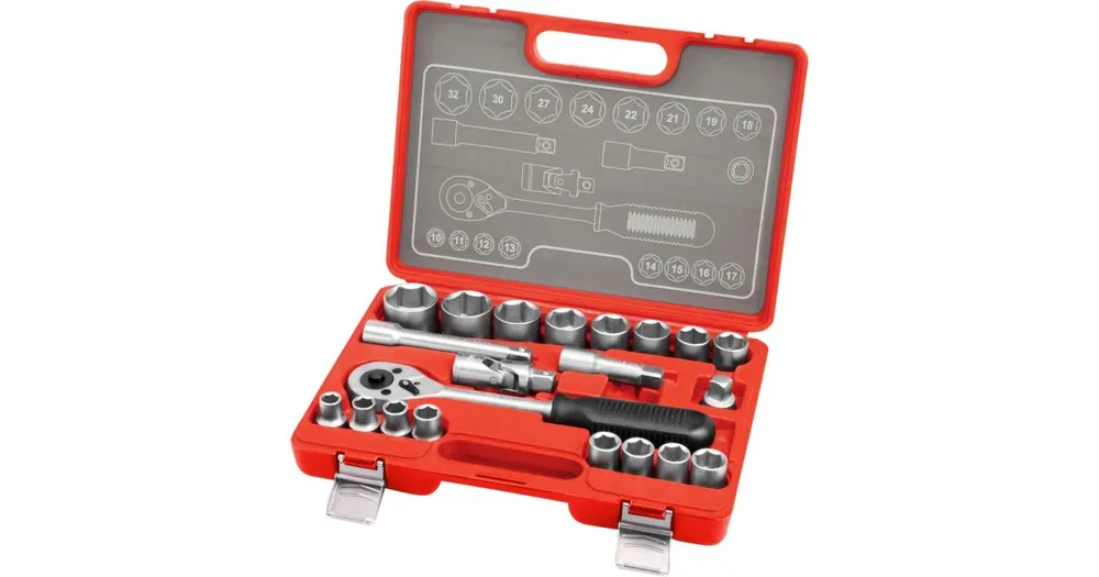 EXTOL PREMIUM Steckschlüsselsatz, 21-teilig, 6523 Preisknaller