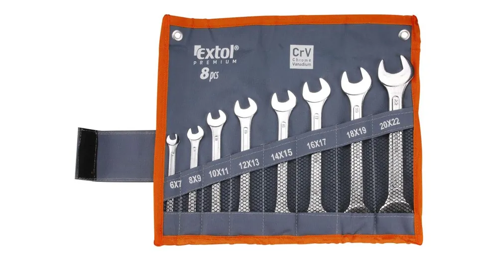 Sale EXTOL PREMIUM Flachschlüsselsatz, 8-teilig, 6-22 mm