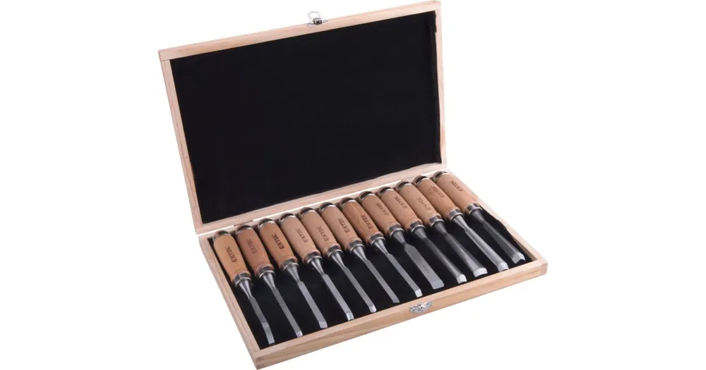Nur Für Kurze Zeit EXTOL PREMIUM Schnitzmeißel, 12er-Set, Länge 200 mm