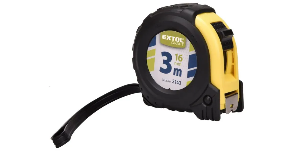 EXTOL CRAFT Maßband, 3 m, Breite 16 mm Neue Ware
