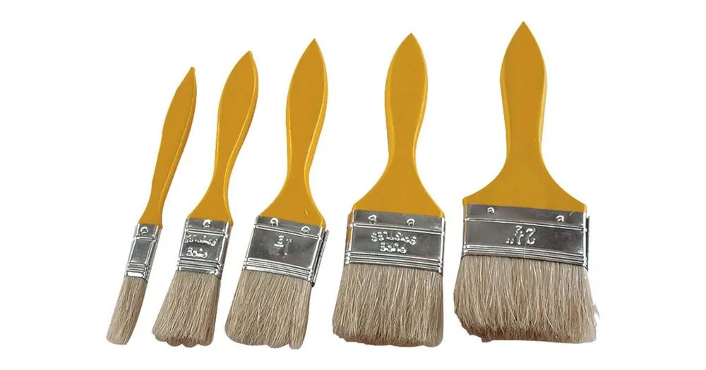 Markenware EXTOL Bastel-Flachpinsel-Set, 5-teilig, 9153