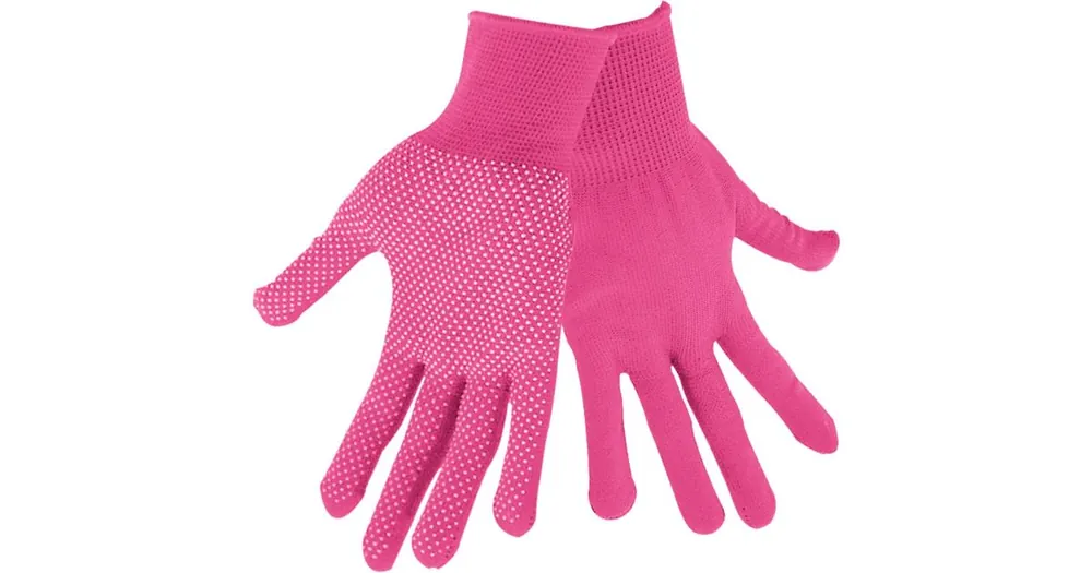 EXTOL LADY Polyesterhandschuhe mit PVC-Handflächenzielen, Größe 7" Neue Kollektion
