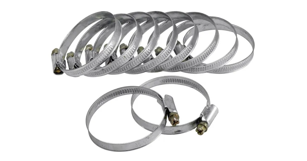 Markenware EXTOL CRAFT Schlauchschellen, 10er-Packung, 16–28 mm, 70503